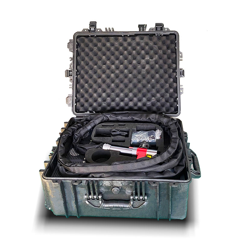 Pull rod cleaning machine