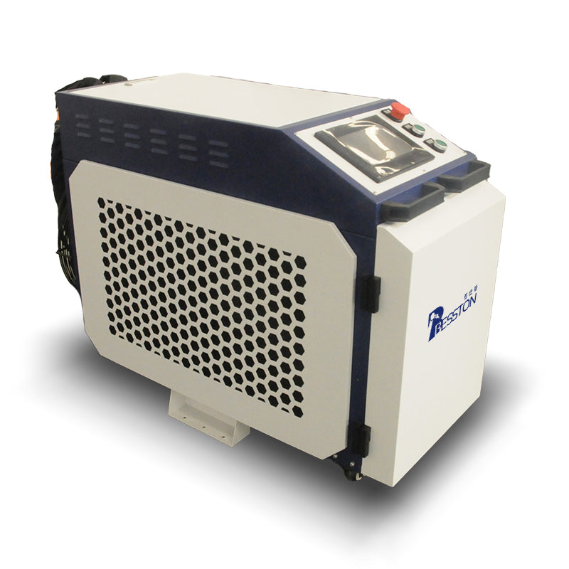 Hand-held continuous laser cleaning machine