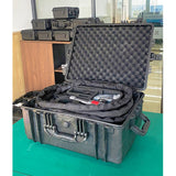 Pull rod cleaning machine