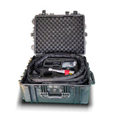 Pull rod cleaning machine