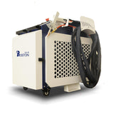 Hand-held continuous laser cleaning machine