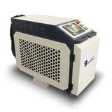Hand-held continuous laser cleaning machine
