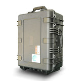Pull rod cleaning machine
